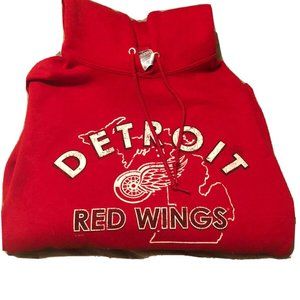 Detroit Red Wings NHL Sweatshirt Unisex Large Hoodie Red